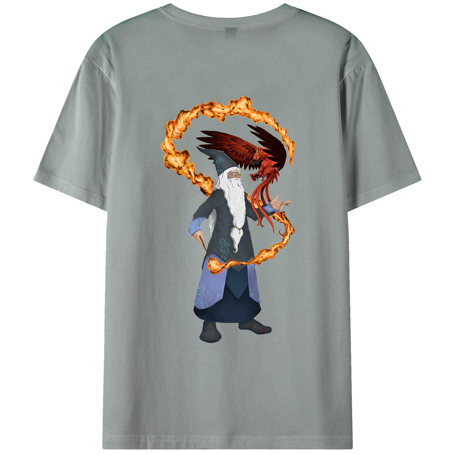 （画像用） Harry Potter ハリー・ポッターシリーズ 綿100％ メンズ半袖Tシャツ（バックプリント） 通気性